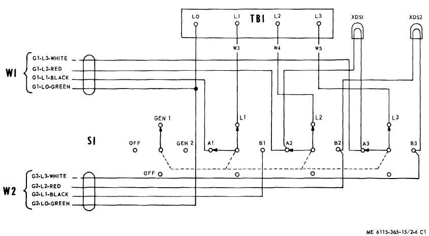 Figure 3 6 Transfer Switch Wiring Diagram