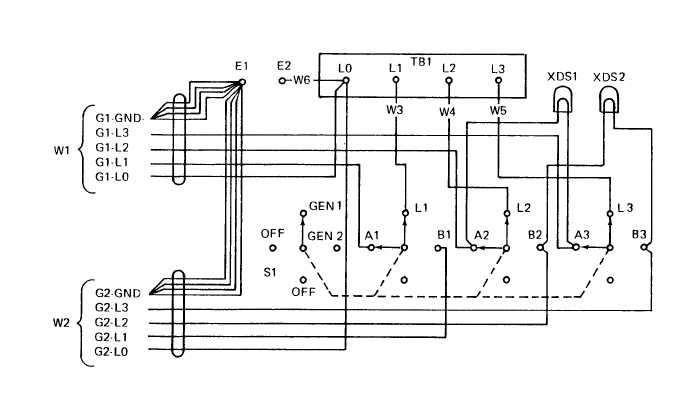 Figure 4-7. 5-Wire Switch Box Schematic Diagram